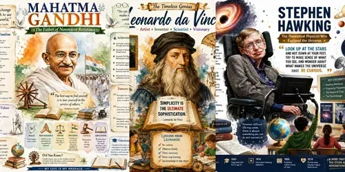 Educational Quote Posters generated by chatgpt-image