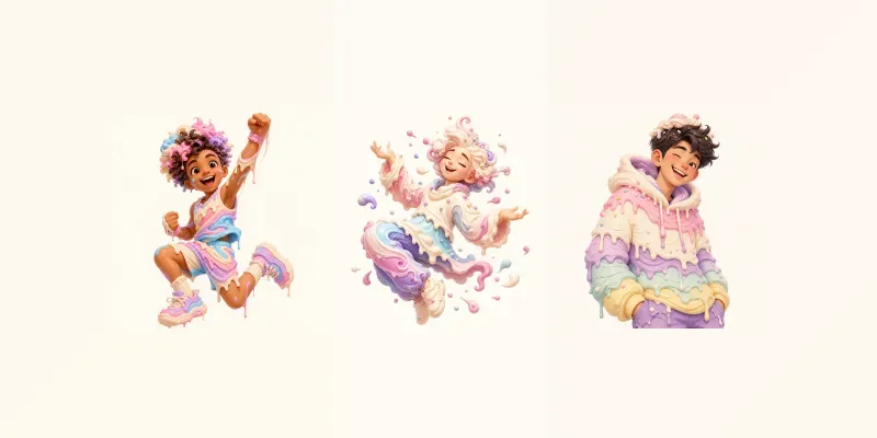 Frosting Face Characters generated by undefined
