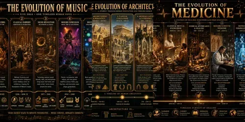 Evolution Timeline Infographics generated by chatgpt-image