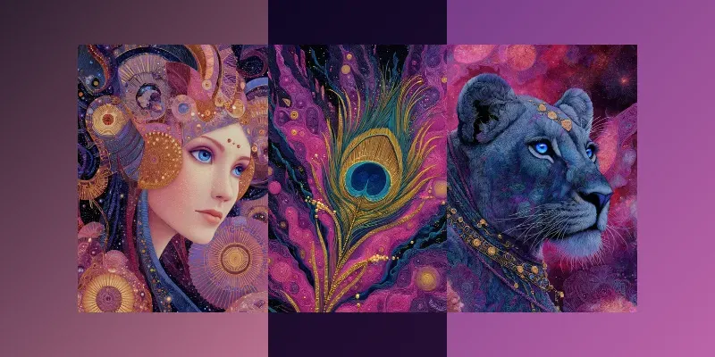 Visionary Dreamscape Portraits generated by undefined