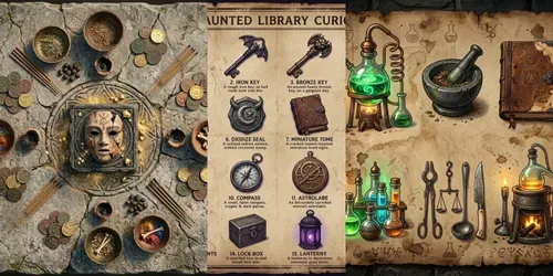 Tabletop Dungeon Prop Sheet Builders generated by gemini-image