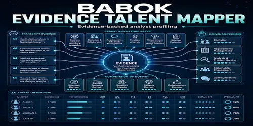 Babok Evidence Talent Mapper generated by claude