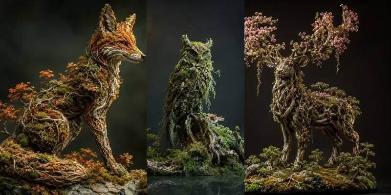 Nature Spirits Sculpted generated by undefined