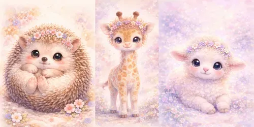 Cute Character Templates generated by chatgpt-image