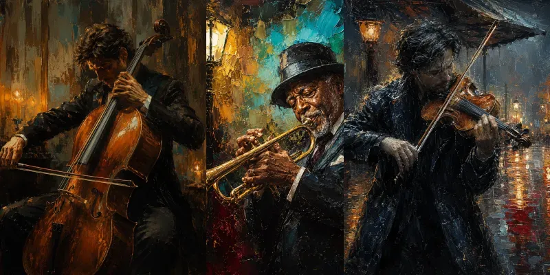 Painted Music Expressive Souls generated by undefined