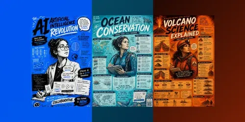 Editorial Infographic Character Series generated by chatgpt-image