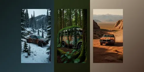 Cinematic Vehicle Transformations generated by grok-video
