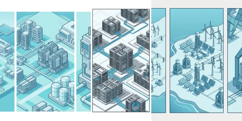 3D Isometric Infrastructure Generator generated by undefined
