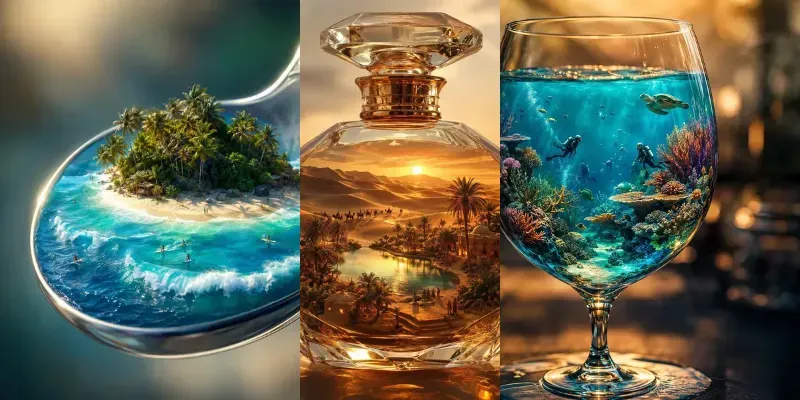Surreal Worlds Inside Objects generated by undefined