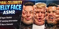 Celebrity Jelly Face ASMR grok-video prompt mini thumbnail