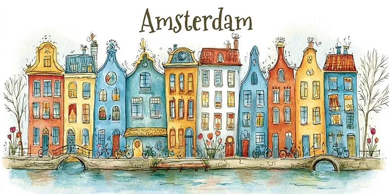 Cute Cityscape Travel Posters generated by undefined