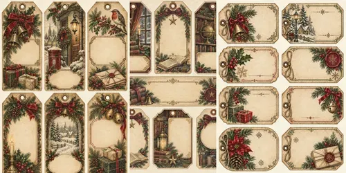 Victorian Christmas Ephemera Generator generated by chatgpt-image