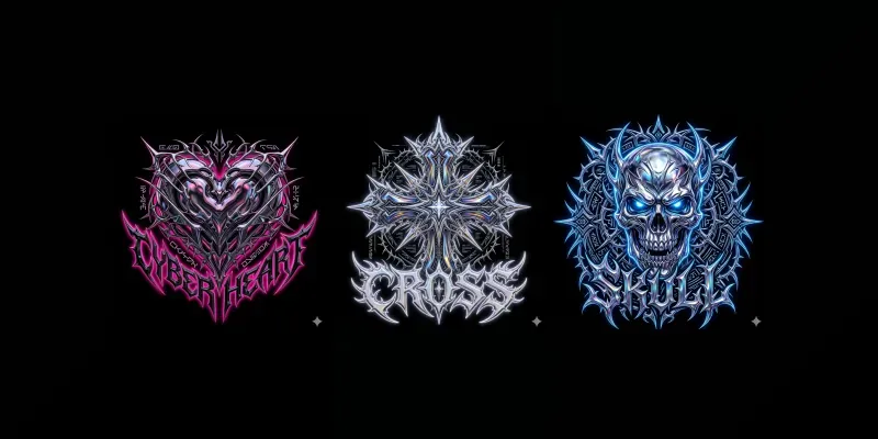 Y2k Chrome Sigilism Logo Masters generated by undefined