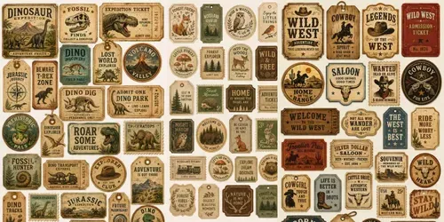 Vintage Adventure Memory Cards generated by chatgpt-image