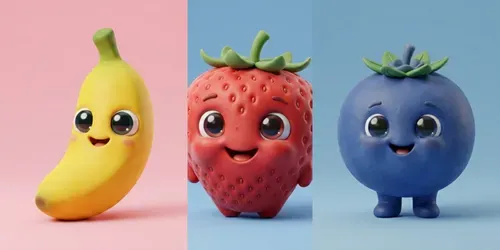 3d Pixar Style Cute Cartoon Characters generated by leonardo