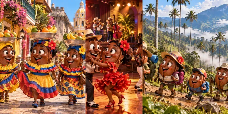 Colombian Bean Scenes
