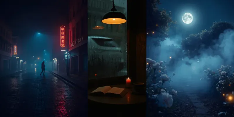 Midnight Aesthetic Photography generated by undefined