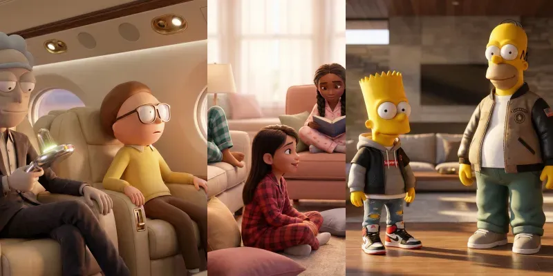 Stylized 3D Cartoons generated by undefined