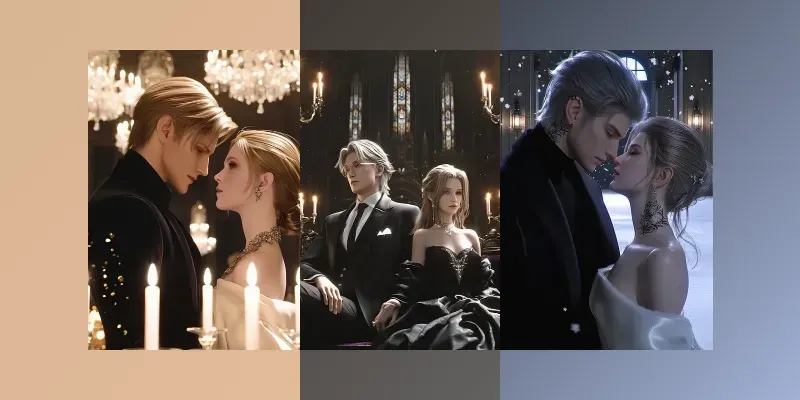 Cinematic Dark Romance Couples generated by undefined