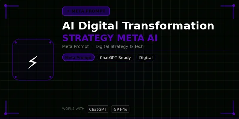 Digital Transformation Strategy Meta Ai generated by undefined
