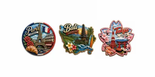 Tourist Fridge Magnet Souvenirs generated by chatgpt-image