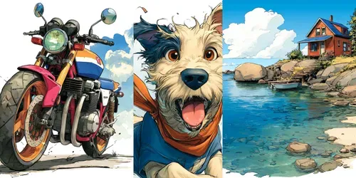 Anime Manga Comics Ink Cel Shaded generated by midjourney