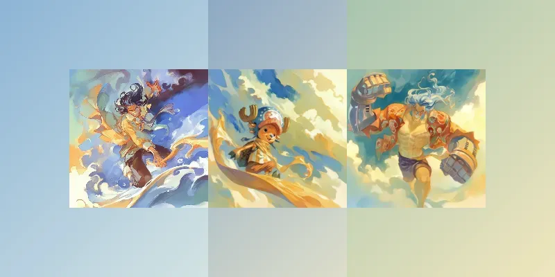 One Piece Heroic Art Designs generated by undefined