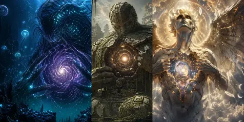 Cosmic Core Mythic Art Generator Pros generated by chatgpt-image