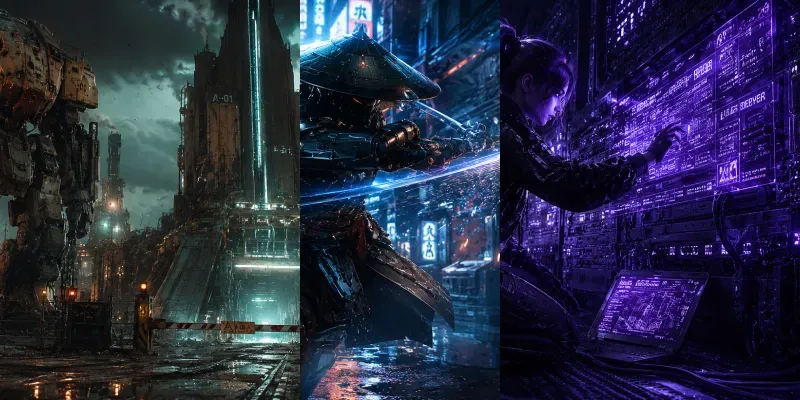Cyberpunk Scifi Concept Art Kits generated by undefined