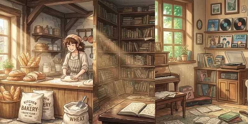 1980s Retro Anime Cozy Room Creators generated by undefined