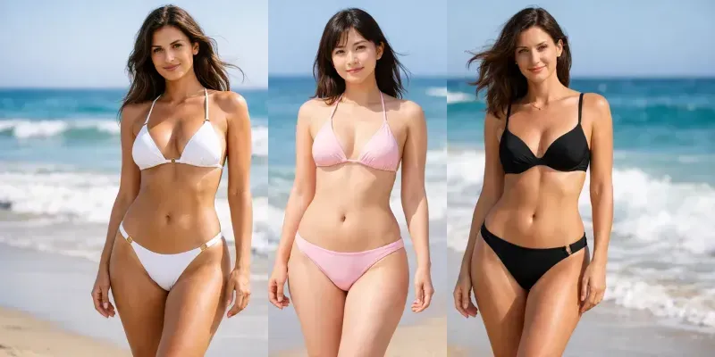 Photorealistic Beach Portrait Generator generated by undefined