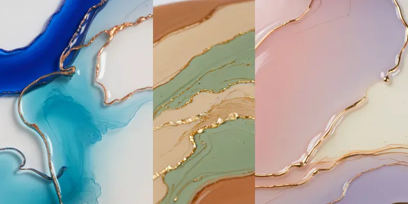 Abstract Liquid Art Loops generated by undefined