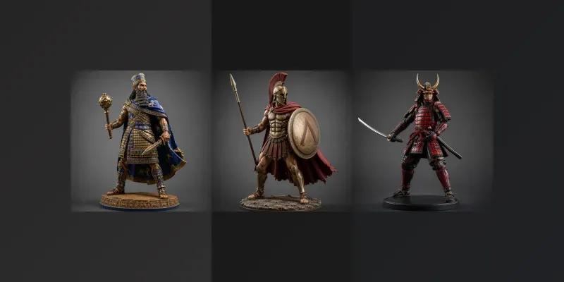 Historical Warrior Toy Figure Gens generated by undefined
