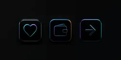 Futuristic 3D Icons generated by chatgpt-image