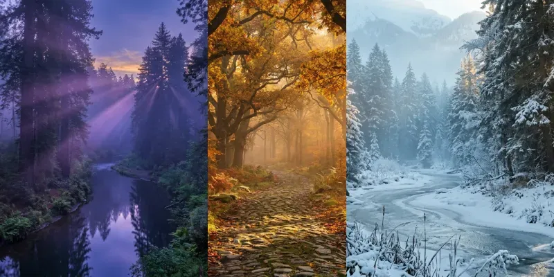 Fantasy Forest Landscape Prompt Template generated by undefined