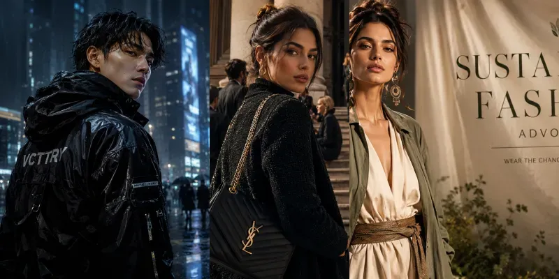 Cinematic Fashion Influencer Portraits generated by undefined