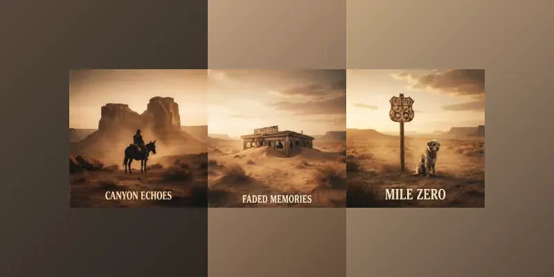 Cinematic Dusty Western Pod Art
