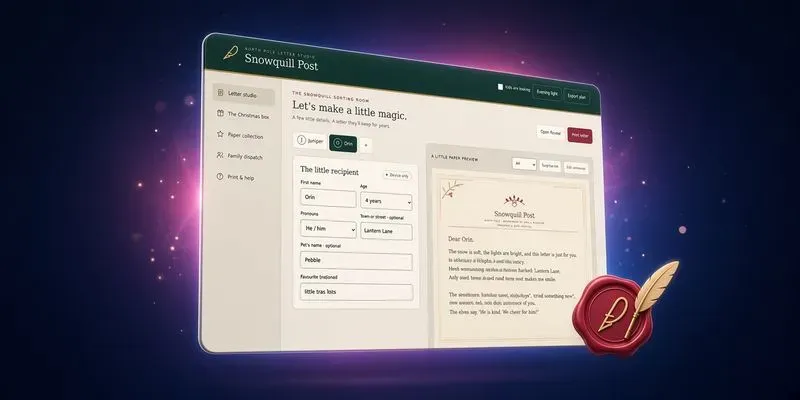 Letter From Santa Studio App Builder