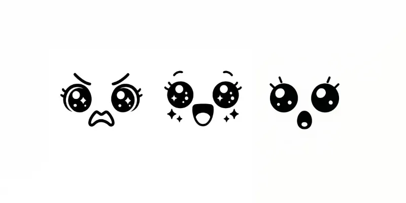 Minimalist Kawaii Face Emoji Designs generated by undefined