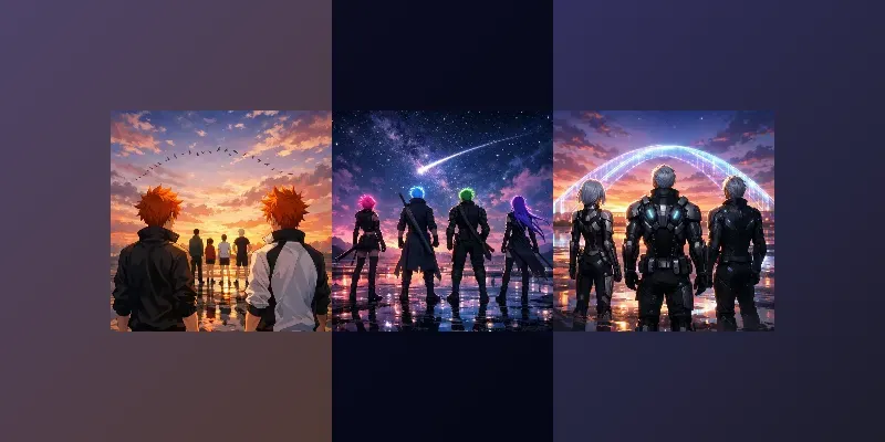 Anime Team Sky Reflections generated by undefined