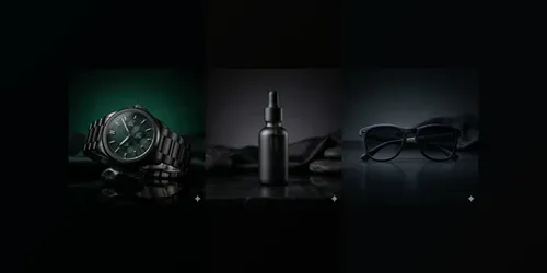 Dark Luxury Product Photos Ads Ais generated by gemini-image