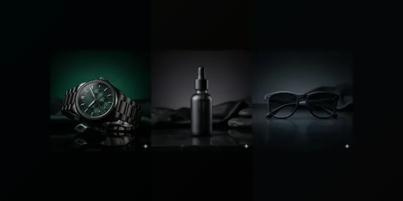 Dark Luxury Product Photos Ads Ais generated by undefined