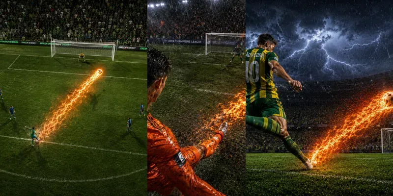 Epic Football Scenes generated by undefined