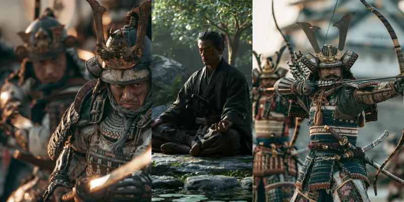 Hyperrealistic Samurai Lives generated by undefined
