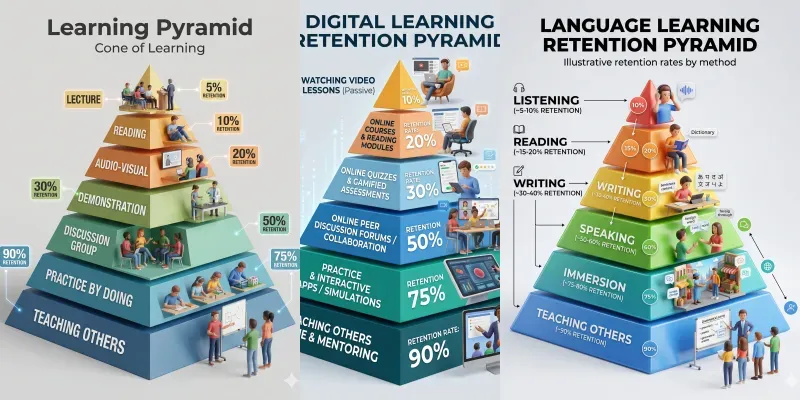 Learning Pyramid Retention Rates generated by undefined