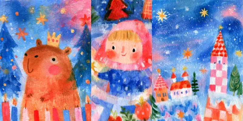Wonderland Christmas Junk Journals generated by undefined