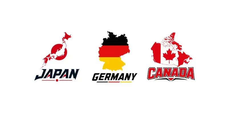 Country Flag Logo Designs generated by undefined