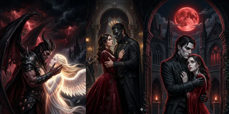 Dark Romance Book Cover Generator generated by undefined