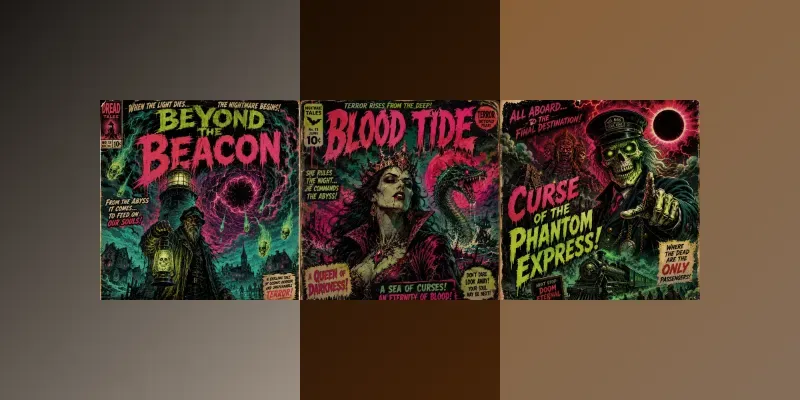 Vintage Cosmic Horror Poster Generator generated by undefined