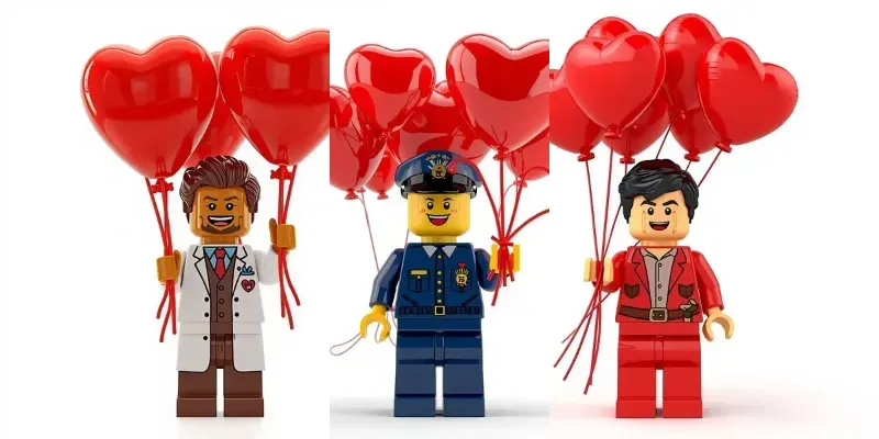 Valentine Lego Blocky Toys generated by undefined